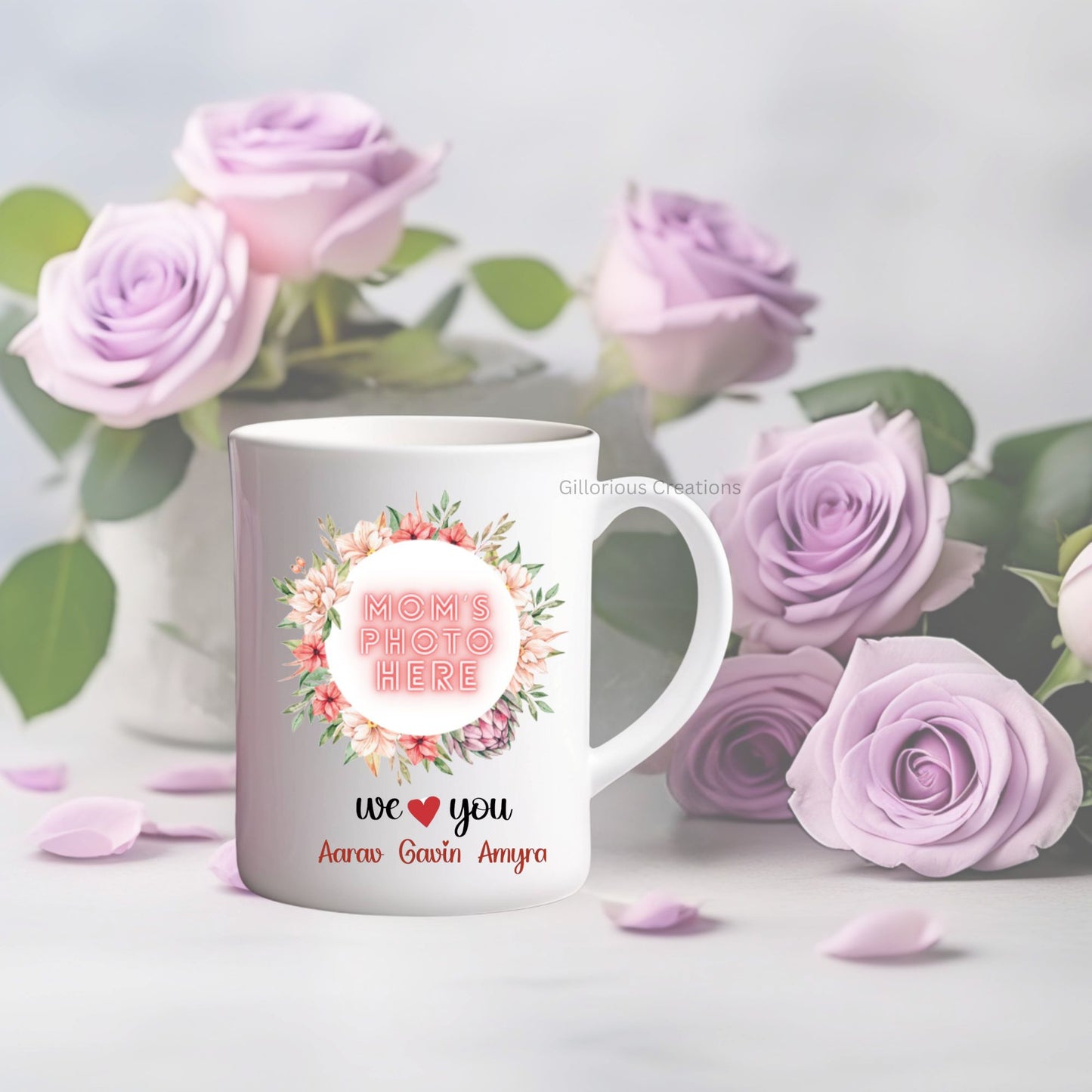 Personalized Mug for Indian Punjabi Mom - Double Sided Printed