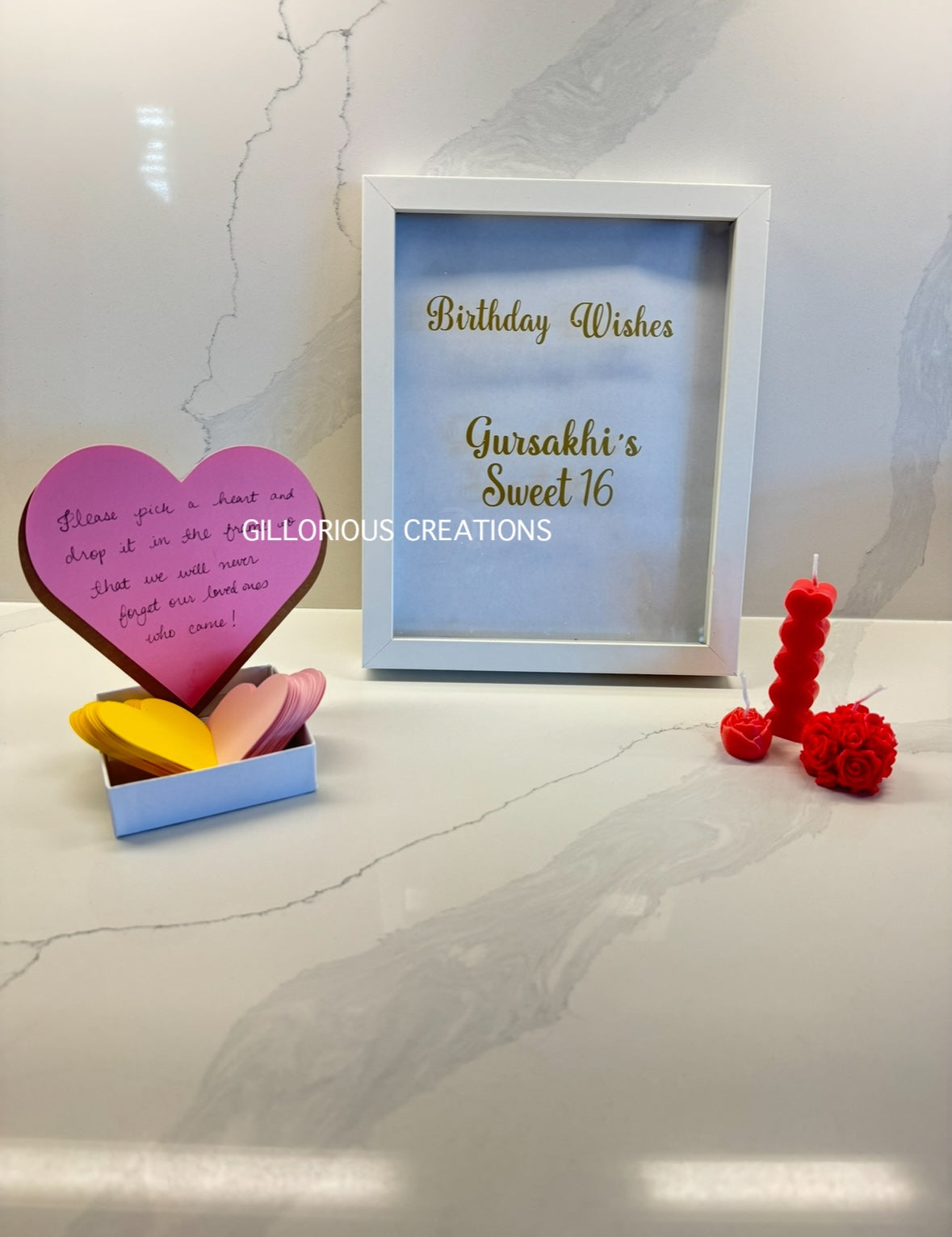 Personalized Shadowbox Guestbook