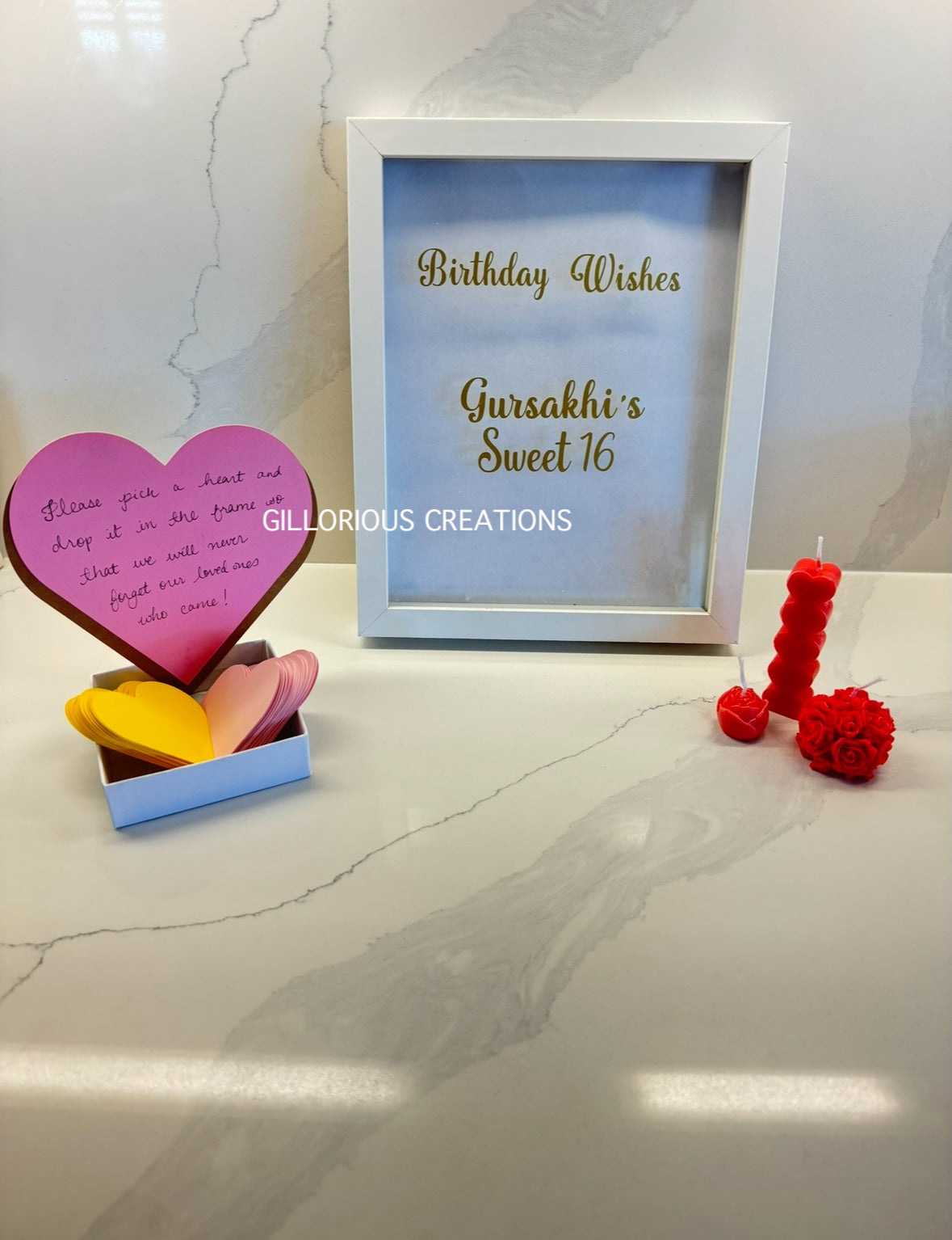 Personalized Shadowbox Guestbook