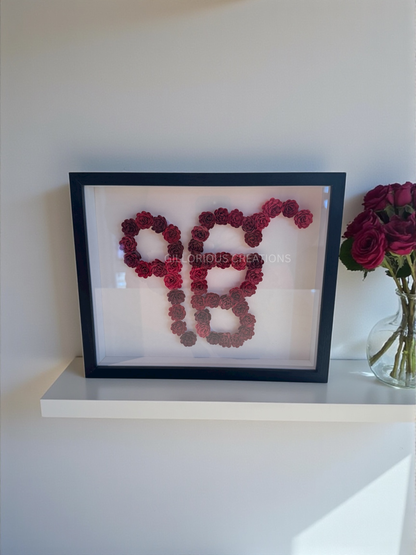 'Ik Onkar' Floral Shadowbox Wall Art