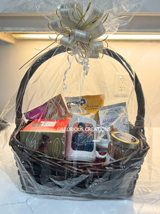 Diwali Gift Basket with Personalized Mug