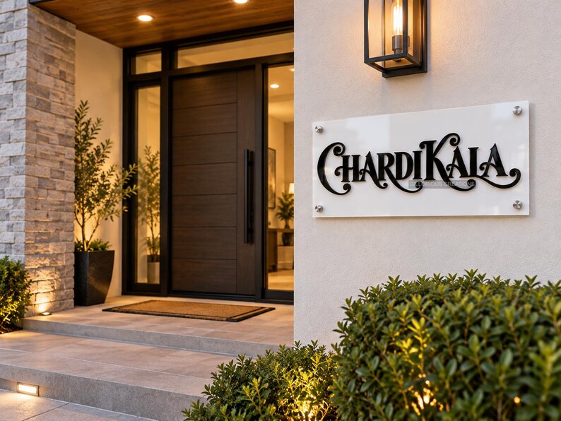 Chardi Kala acrylic sign - product image 2